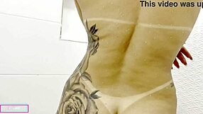 Latina brunette neighbor attempts intense blowjob on fat cock