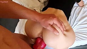 Doggystyle Gets Kinky with Special Dick Sleeve for Petite Teen