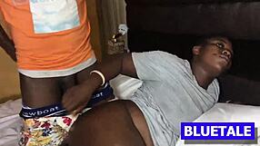 Best Friends Engage in Foreplay and Blowjobs in Bedroom