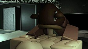 Can this bear girl dominate her boyfriend's big cock?