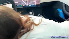 Teaching my stepsis to drive, but it turns into fucking her with big cock! 😈