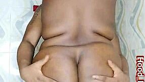 Horny Mature Ebony Slut Takes Monster Cock Creampie In Crazy Shower Fuck