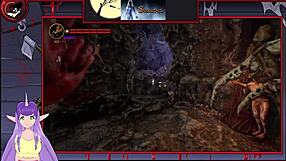 lets play the succubus game part 5 with big tits and rough action