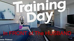 Is Sierra Spunk ready for her intense training day with a massive cock?