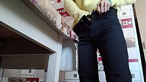 Stepsister moans through multiple orgasms masturbating solo