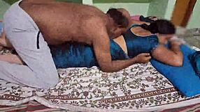 Hot wife enjoying sex with boyfriend. Licking her juicy ass.