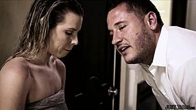 Teen discovers her father's friend has a monster cock, is he really a virgin?