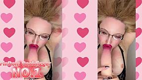 wow, sissy sluts worship cocks with tongues!