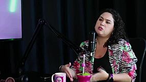 Marina Karam Discusses Therapy and Hospital Services in Sheer Red Lingerie