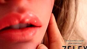 Klaudia The Fuck Doll Gets Cum In Mouth From Toys And Friends