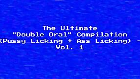 Lesbians Lick Pussy And Ass In Double Oral Compilation