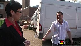 The mature German woman gets fucked in high definition.