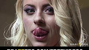 teen babysitter cameron canada gets caught sucking cock at work