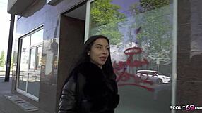 german scout pickup for casting with perfect german latina teen