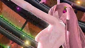 megurine luka in alien project diva nude bunny costume