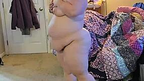 Bbw In Lingerie Striptease