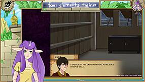 avatar trainer says, 'time for some anal action'