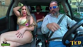 Cleo Cadillac Shows More Than She Should on Ride