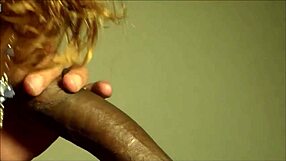 cougar sucks young black dick sloppy 😏