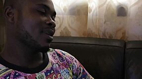 Real African Black Panther Fucks His Black Brother Hard