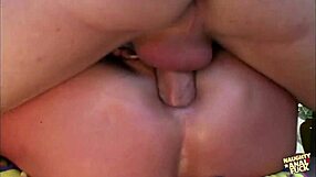 married bride gets asshole drilled doggystyle, cum in mouth