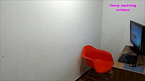 Cleaning Lady Sucks Doctor Hidden During Consultation