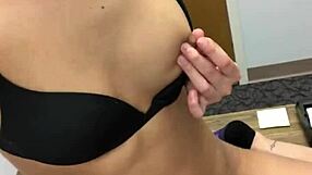 She Rides Dildo with Big Ass