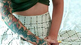 blue eyes cutie stevie enjoys early morning with partner