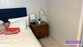 Step Family Sleepover Turns Into Wild Taboo Action With Bent Over Riding.