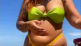 Today I'm craving to flash my big pussy and suck several cocks on the beach