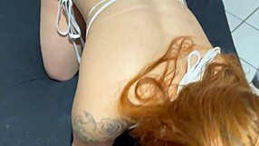 I made the teen suck right after we got back from the beach, bikini still on.