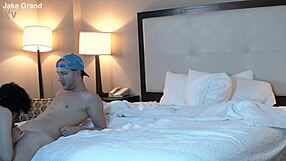 Jake's grand cock sucked by tatted petite 18+ beauty Gracie Lou!