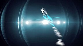 Romi Rain & Dani Lesbian Black-Light Fun