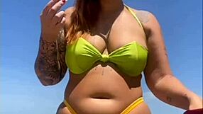 Today I'm craving to flash my big pussy and suck several cocks on the beach