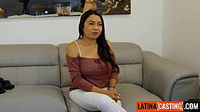 curvy big tits latina milf getting slammed doggystyle at casting?