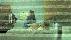 husband and wife make nanny work fat cock to save her job