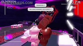 Two Futanari Dominate Female In Pussy Sex.