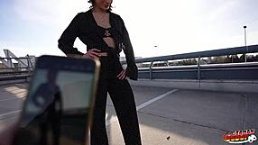 German scout picks fit Italian Lola Danger for hard casting fuck