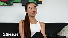 Naughty Hispanic College Slut Takes Fat Cock In Throat