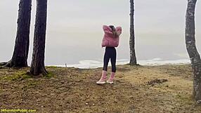 flexible girl gets banged hard in public with wild moves