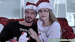 Horny Petite Fucked On Christmas!
