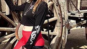 Blonde babe rides big cock in hardcore scene. Bubble butt bounces wildly.