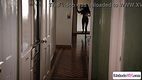 Brunette milf facesitting big tits lesbian dominatrix!