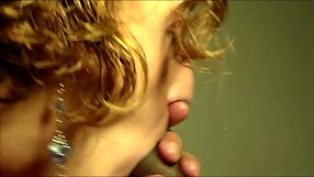 cougar sucks young black dick sloppy 😏