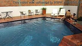 on vacation licking ass and deepthroat with step-nephew by the pool