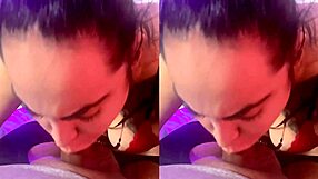 Cute Candy Sloppily Sucks Big Black Cock in the Hood Without Hands