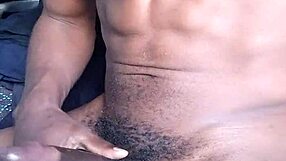 Amateur moans loud during big black cock cum session