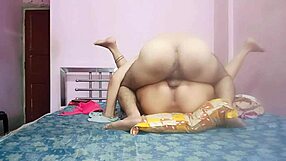 Mature slim Indian wife intensely enjoys blowjob and cunilingus in passionate sex.