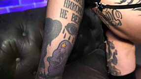 Pink-haired maid moans intensely as she's fucked doggystyle and covered in cum