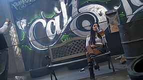 Fucking Slutty Brunette In Fishnet Stocking With Intense Anal Creampie